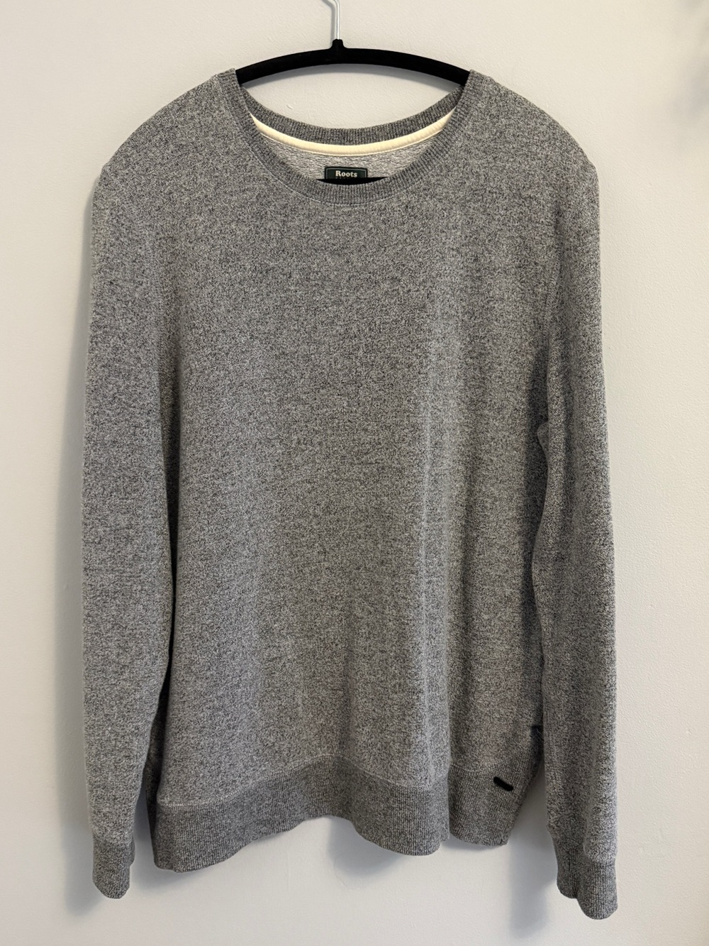 Roots Women's Crewneck Sweater in Heather Gray